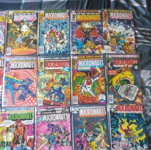 HUGE MARVEL COMICS MICRONAUTS LOT